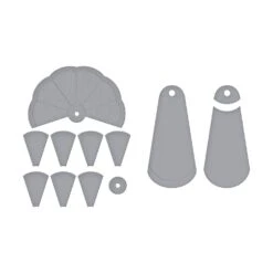 Spellbinders Color Swatch Petal, Wheel, Names, Stamp, Die And Ring Bundle 11 Spellbinders Color Swatch Petal, Wheel, Names, Stamp, Die And Ring Bundle -Simon Says Stamp S5 670 Colorwheel Cardstock Color Swatch Wheel Color