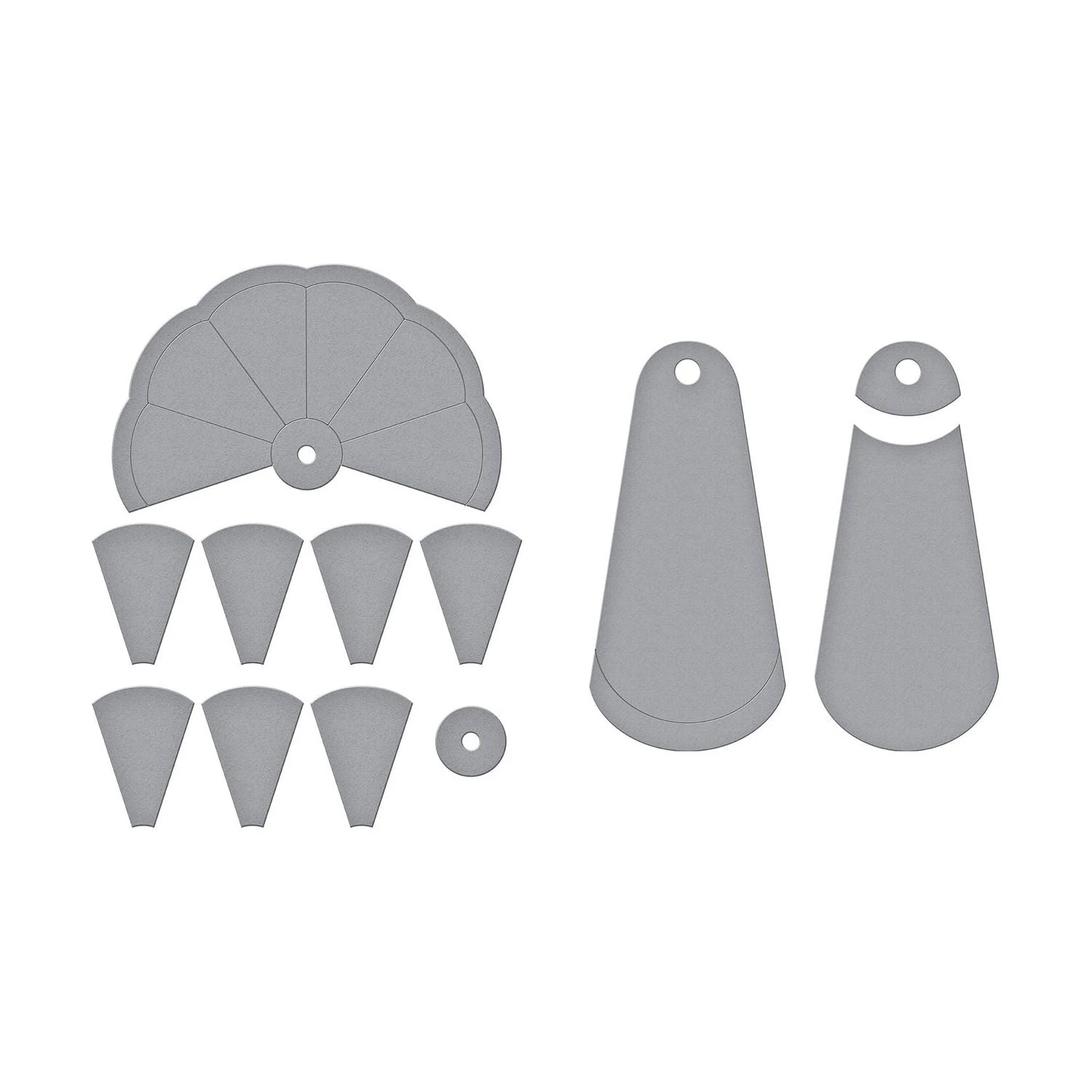 Spellbinders Color Swatch Petal, Wheel, Names, Stamp, Die And Ring Bundle 7 Spellbinders Color Swatch Petal, Wheel, Names, Stamp, Die And Ring Bundle - Image 5