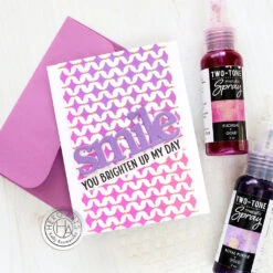 Hero Arts Sparkle Weave Stencil Sa277* 5 Hero Arts Sparkle Weave Stencil Sa277* -Simon Says Stamp SA277 lifestyle