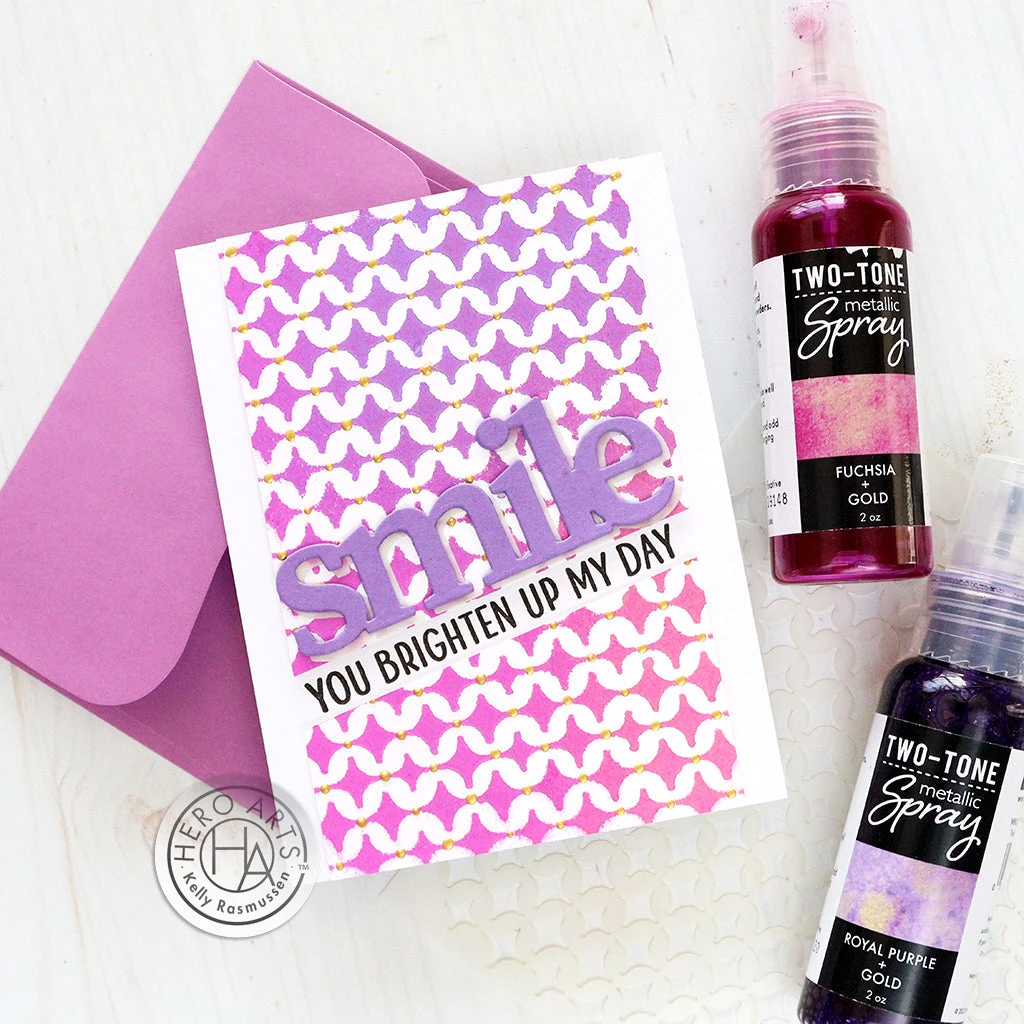 Hero Arts Sparkle Weave Stencil Sa277* 4 Hero Arts Sparkle Weave Stencil Sa277* - Image 2