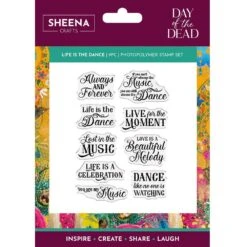 Crafter's Companion Life Is A Dance Clear Stamps Sd-dod-stp-litd*