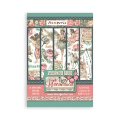 Stamperia Wonderland Washi Pad A5 Sbw08