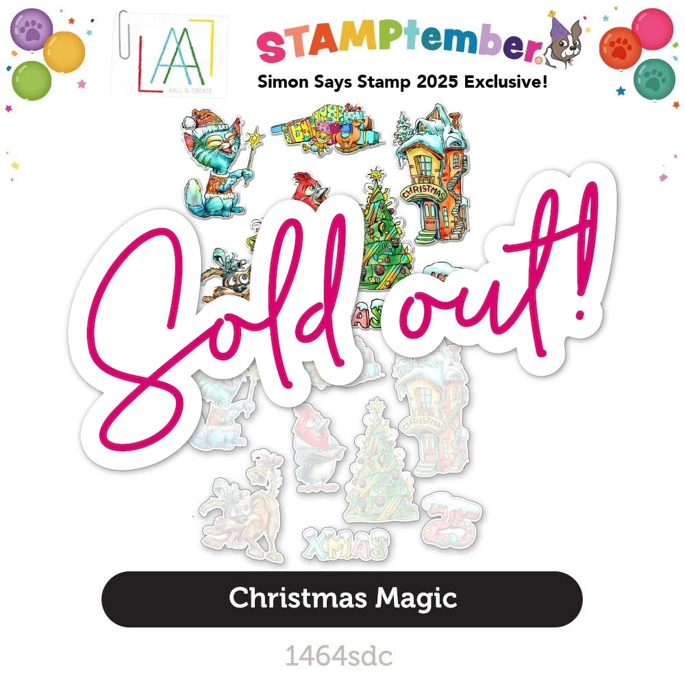 AALL & Create STAMPtember Exclusive Christmas Magic Stamps And Dies 3 AALL & Create STAMPtember Exclusive Christmas Magic Stamps And Dies