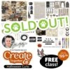 PREORDER Limited Edition Simon Says Stamp Tim Holtz Halloween Curio Kit + LIVE CLASS Ckhc25 -Simon Says Stamp SOLD OUT Tim Holtz Halloween Curio Create Together Main Graphic