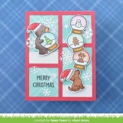 Ranger Dylusions Stardust Stickles Sgd85010 -Simon Says Stamp SSS LF ChariMoss LittleSnowGlobe 1