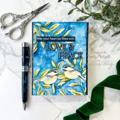 Simon Says Stamp Embossing Folder And Cutting Dies Chickadee Gathering Sfd461 To Love -Simon Says Stamp SSS Chickadee Gathering 1