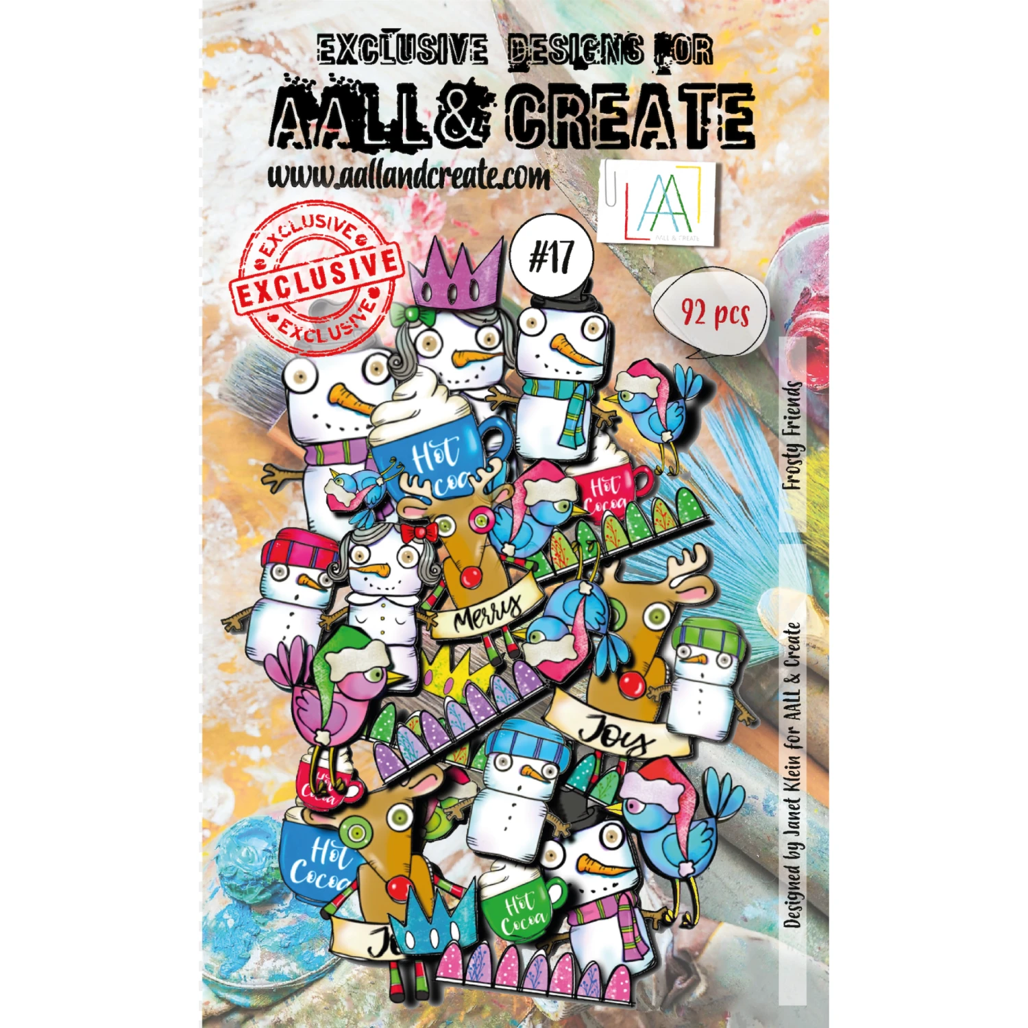 AALL & Create Frosty Friends Ephemera Aalle017 3 AALL & Create Frosty Friends Ephemera Aalle017