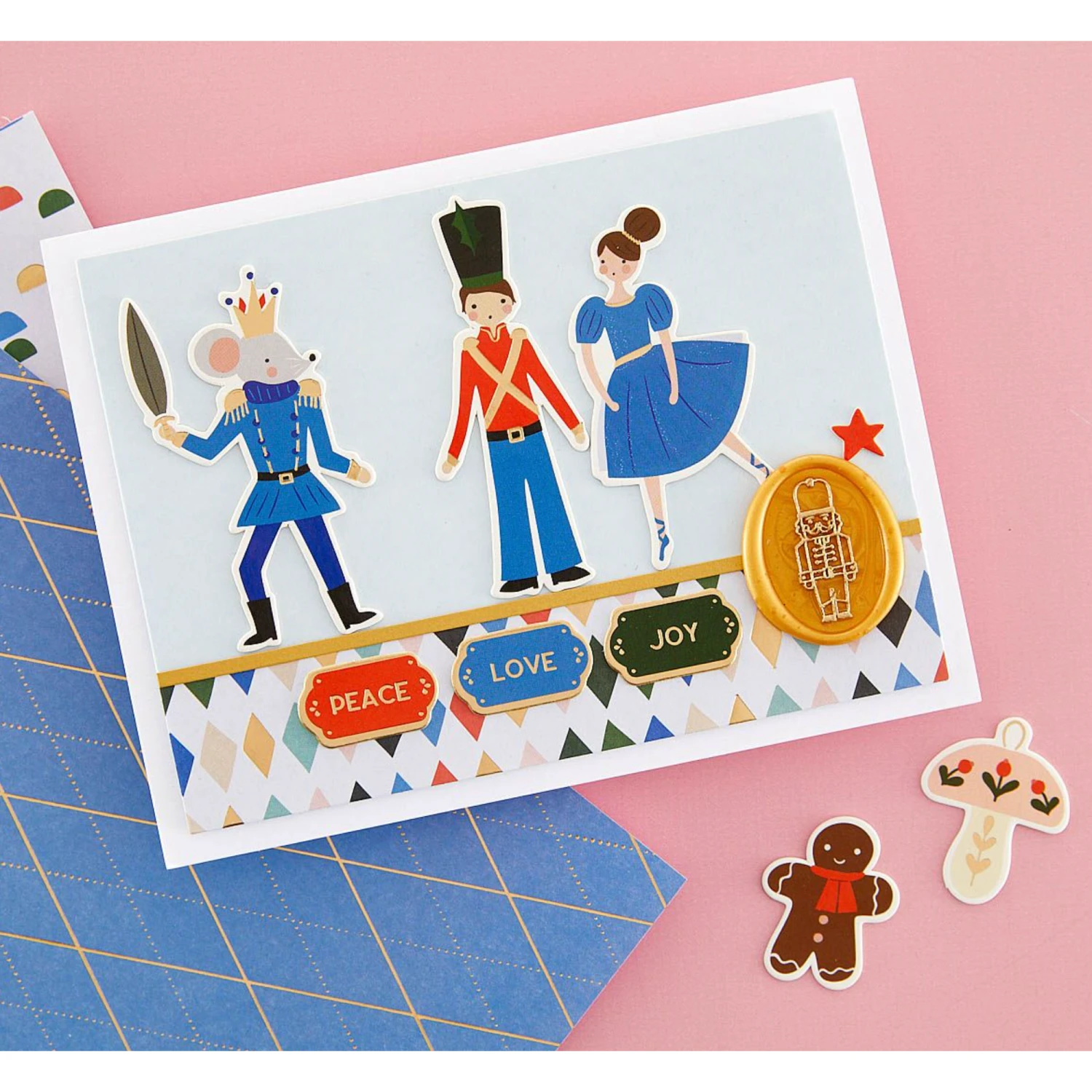 Spellbinders Nutcraker Ballet Chipboard Stickers Scs-300* 6 Spellbinders Nutcraker Ballet Chipboard Stickers Scs-300* - Image 4