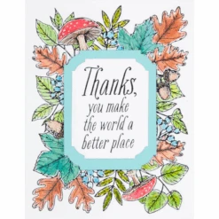 Spellbinders Autumn Thanks Frame Press Plate BP-083* -Simon Says Stamp ScreenShot2023 08 09at11.08.35AM