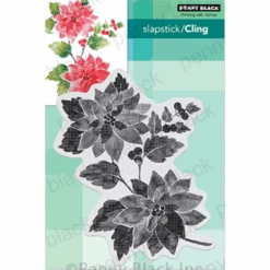 Penny Black Festive Blooms Cling Stamp 40-906*