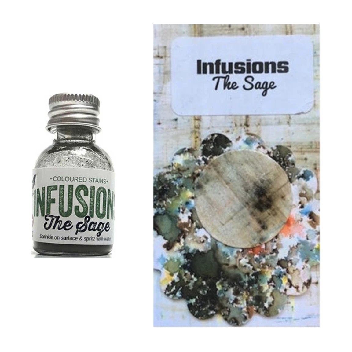 Paper Artsy THE SAGE Infusions Colored Stain CS03 3 Paper Artsy THE SAGE Infusions Colored Stain CS03