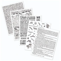 Hero Arts Holiday Collage Hero Transfers Rub Ons Rt116