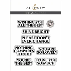 Altenew Uplifting Sentiments Dies Alt8122*