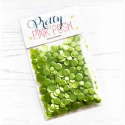 Pretty Pink Posh Mossy Green Confetti Mix