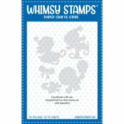 Whimsy Stamps Gingerbread Fun NoFuss Masks Wsnfm21*