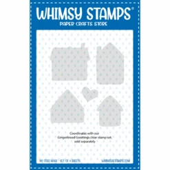 Whimsy Stamps Gingerbread Greetings NoFuss Masks Wsnfm20*
