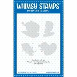 Whimsy Stamps Penguin Snow Days NoFuss Masks Wsnfm22*