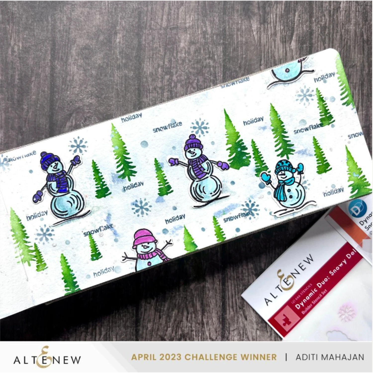 Altenew Dynamic Duo Snowy Delight Add-On Dies Alt8195* 4 Altenew Dynamic Duo Snowy Delight Add-On Dies Alt8195* - Image 2