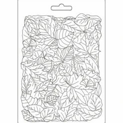Stamperia Woodland Leaves Pattern A5 Soft Mold K3pta5658*
