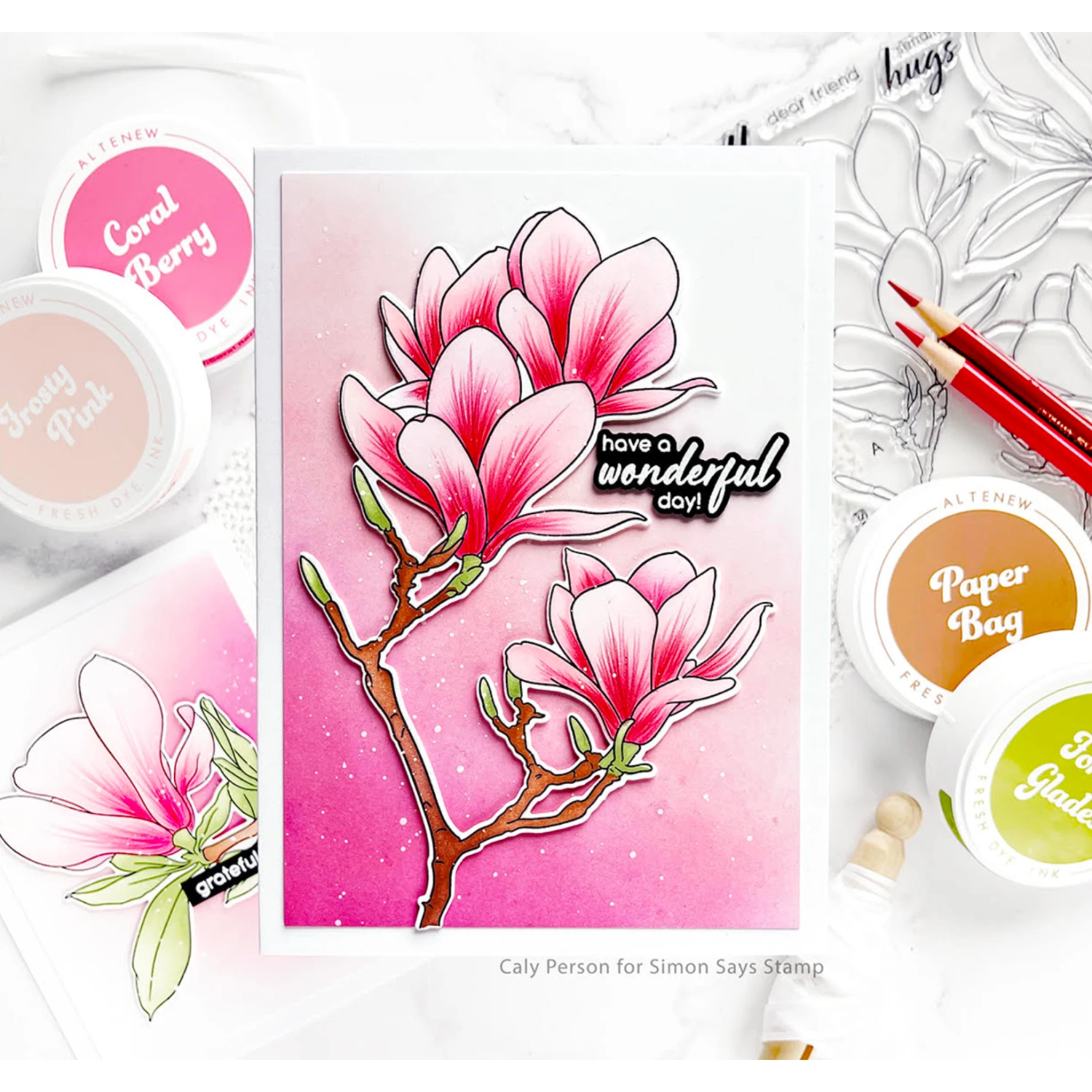 Altenew Build-A-Garden Blushing Magnolias Add-on Dies Alt8189* 7 Altenew Build-A-Garden Blushing Magnolias Add-on Dies Alt8189* - Image 5