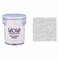 WOW Embossing Powder Glitter Clear Sparkle Regular Ws15r