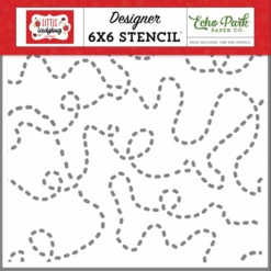 Echo Park Ladybug Trails 6 X 6 Stencil Llb347035*