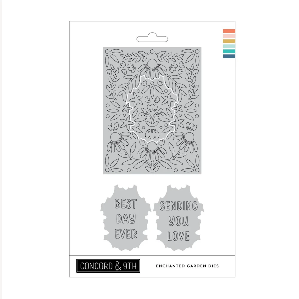 Concord & 9th Enchanted Garden Die Set 11952* 3 Concord & 9th Enchanted Garden Die Set 11952*