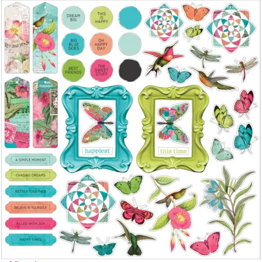 49 And Market Kaleidoscope Chipboard Set Kal-27266 4 49 And Market Kaleidoscope Chipboard Set Kal-27266 - Image 2