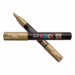 Uni POSCA Gold Extra Fine Bullet Tip Paint Marker Pc-1mg