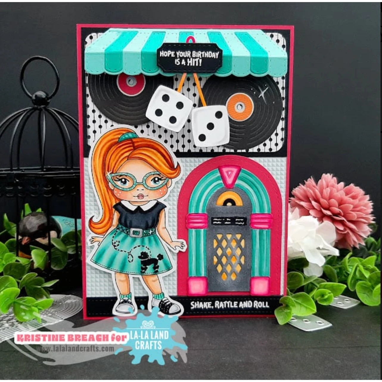 La-La Land Crafts Retro Marci Cling Stamp 5578* 6 La-La Land Crafts Retro Marci Cling Stamp 5578* - Image 4