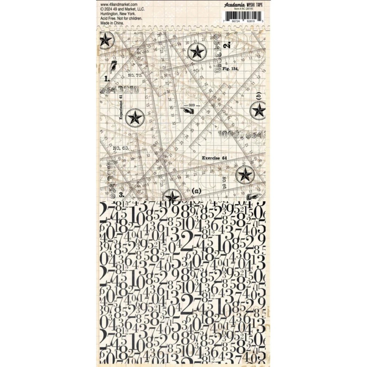 49 And Market Academia Washi Tape Sheets Ac-28195 4 49 And Market Academia Washi Tape Sheets Ac-28195 - Image 2