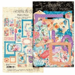 Graphic 45 Flight Of Fancy Chipboard Die Cut Assortment 4502858