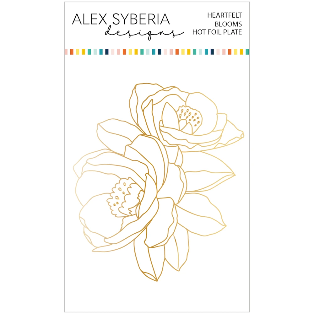 Alex Syberia Designs Heartfelt Blooms Stamp Stencil Hot Foil And Die Bundle 6 Alex Syberia Designs Heartfelt Blooms Stamp Stencil Hot Foil And Die Bundle - Image 4