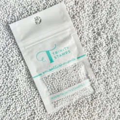 Trinity Stamps White Shaker Pop Embellishment Mix Emb-0190