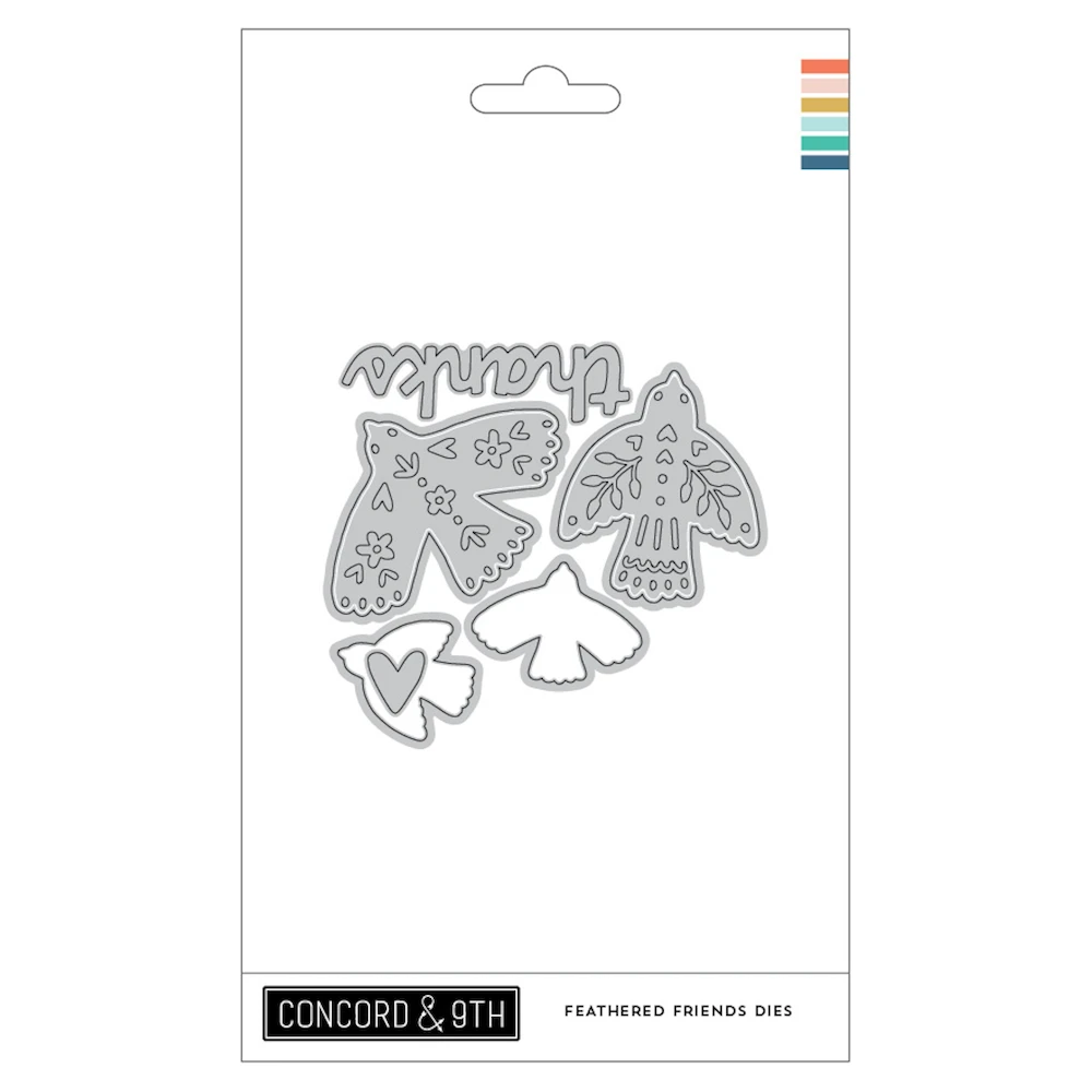 Concord & 9th Feathered Friends Stamp And Die Bundle 5 Concord & 9th Feathered Friends Stamp And Die Bundle - Image 3