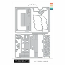 Concord & 9th Mix Tape Rewind Stamp And Die Bundle -Simon Says Stamp Screenshot2025 03 05at1.03.04PM