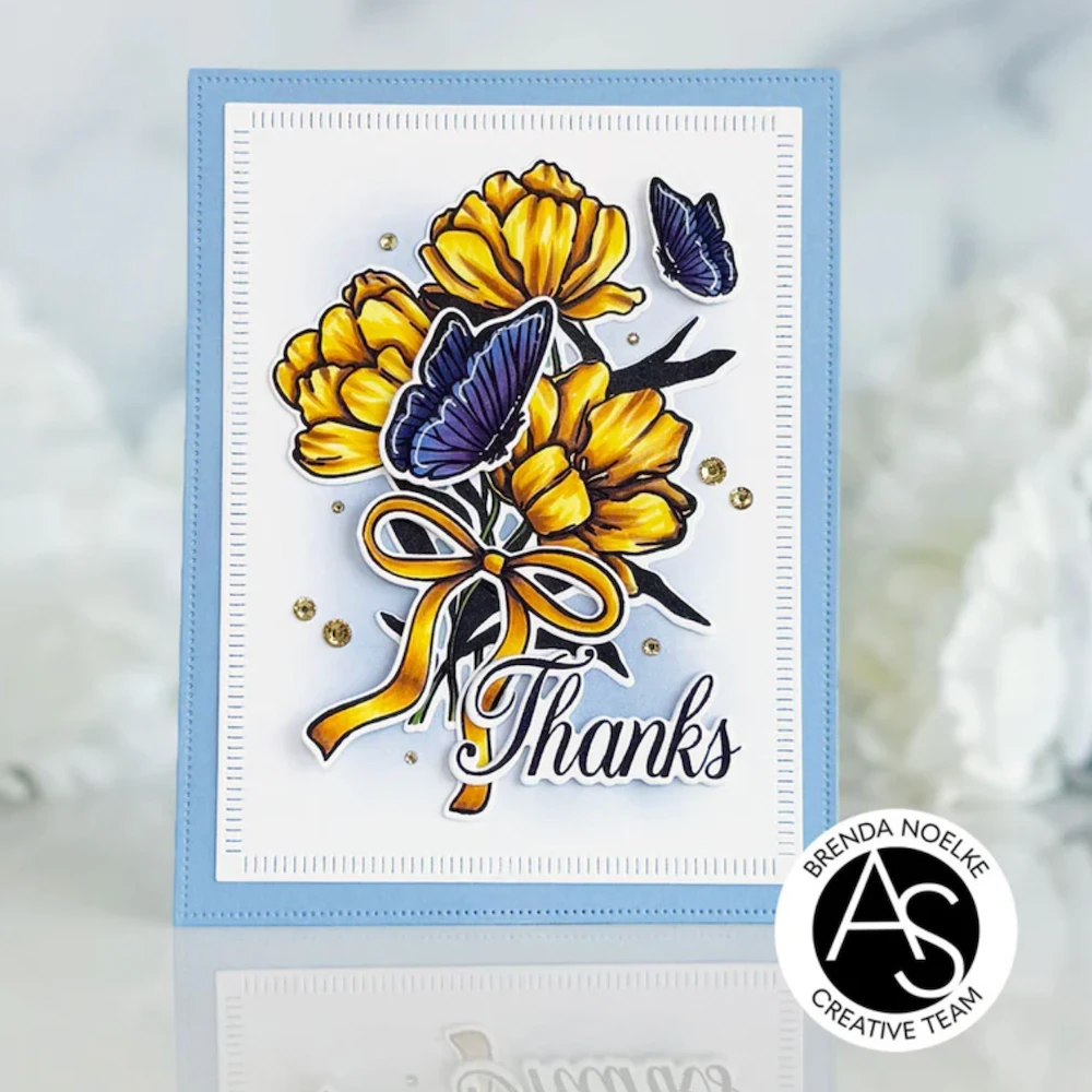 Alex Syberia Designs Tulips In Bloom Die Set Asd-cd-194 4 Alex Syberia Designs Tulips In Bloom Die Set Asd-cd-194 - Image 2