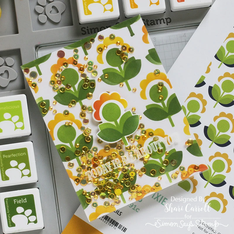 Simon Says Stamp Embellishment Mix Yellow Sunsets 0623ys * 6 Simon Says Stamp Embellishment Mix Yellow Sunsets 0623ys * - Image 4