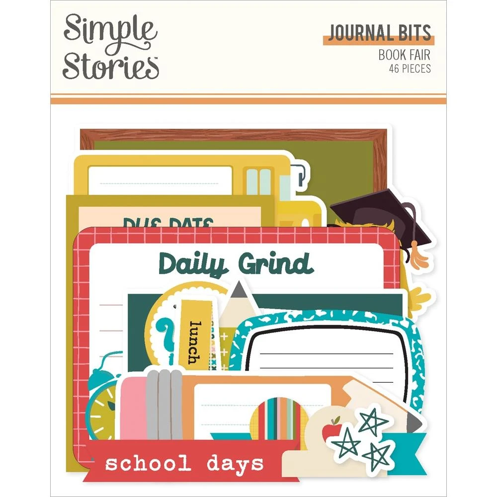 Simple Stories Book Fair Journal Bits And Pieces 24619 3 Simple Stories Book Fair Journal Bits And Pieces 24619