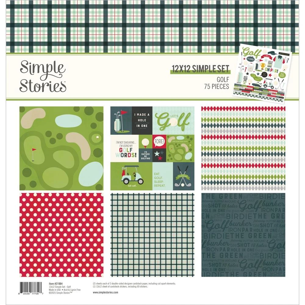 Simple Stories Golf 12 X 12 Collection Kit 21984 3 Simple Stories Golf 12 X 12 Collection Kit 21984