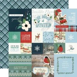 Simple Stories Vintage Flannel Season 12 X 12 Collection Kit 25300 27 Simple Stories Vintage Flannel Season 12 X 12 Collection Kit 25300 -Simon Says Stamp Simple Stories Vintage Flannel Season 12 x 12 Collection Kit 25300 2X2 4X4 Elements
