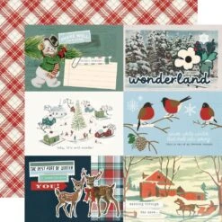 Simple Stories Vintage Flannel Season 12 X 12 Collection Kit 25300 20 Simple Stories Vintage Flannel Season 12 X 12 Collection Kit 25300 -Simon Says Stamp Simple Stories Vintage Flannel Season 12 x 12 Collection Kit 25300 4X6 Elements
