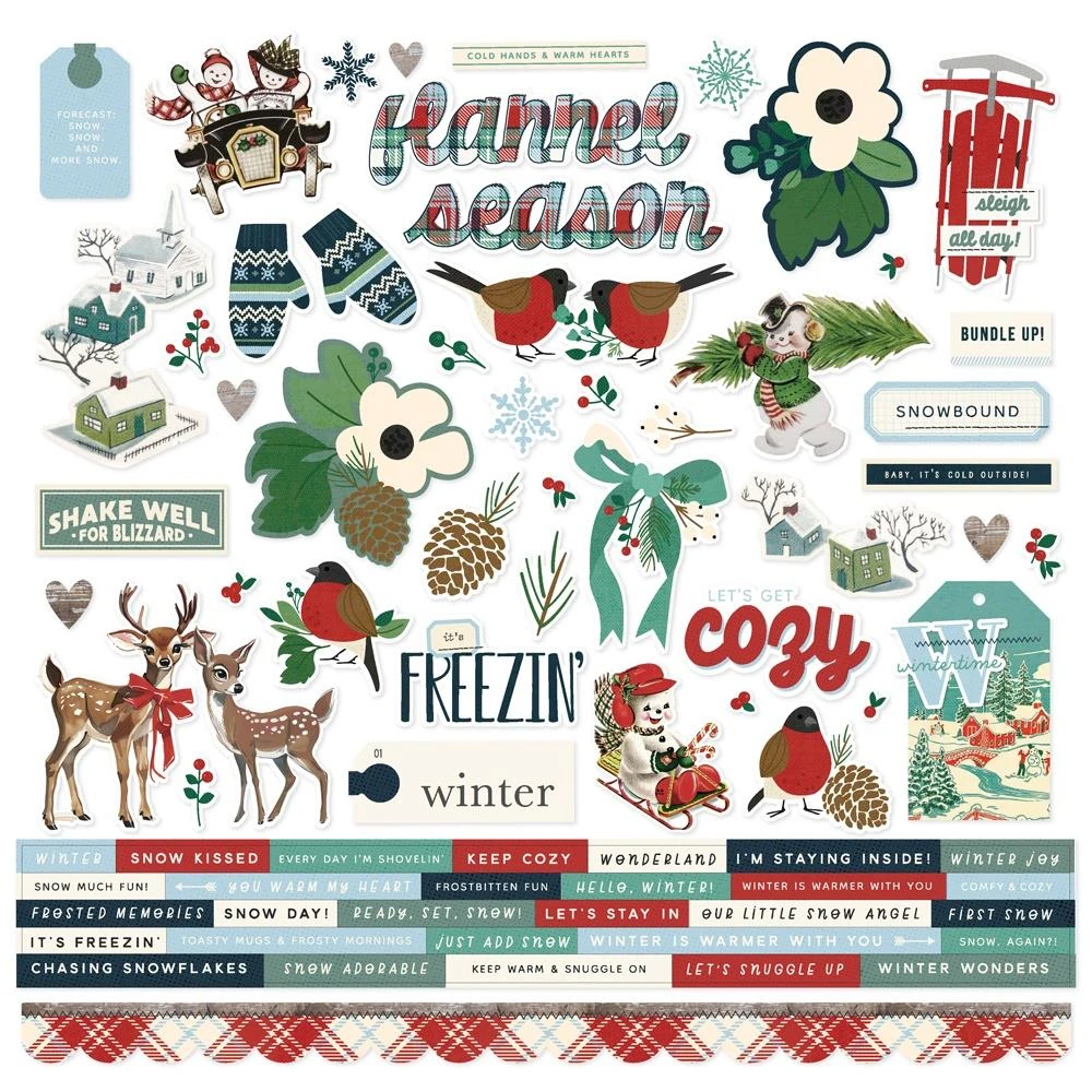 Simple Stories Vintage Flannel Season 12 X 12 Collection Kit 25300 16 Simple Stories Vintage Flannel Season 12 X 12 Collection Kit 25300 - Image 14