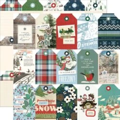 Simple Stories Vintage Flannel Season 12 X 12 Collection Kit 25300 29 Simple Stories Vintage Flannel Season 12 X 12 Collection Kit 25300 -Simon Says Stamp Simple Stories Vintage Flannel Season 12 x 12 Collection Kit 25300 Tag Elements