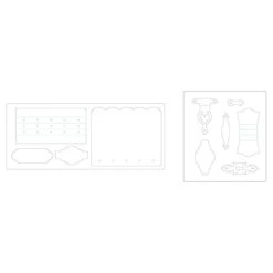 Sizzix Handbound Journal And Hardware Die Bundle 7 Sizzix Handbound Journal And Hardware Die Bundle -Simon Says Stamp Sizzix Handbound Journal and Hardware Die Bundle line art