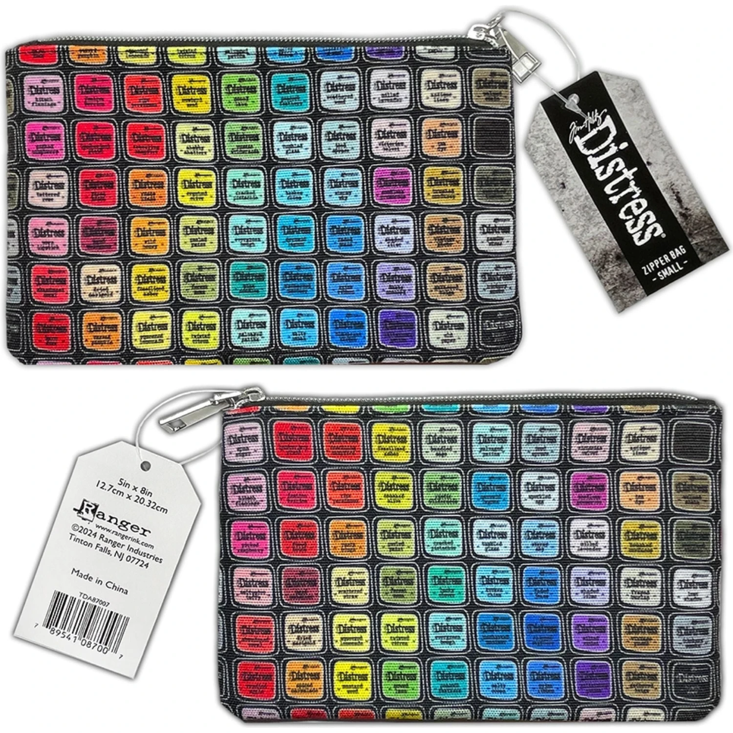 Tim Holtz Small 5 X 8 Distress Zipper Bag And Blending Tools Bundle 6 Tim Holtz Small 5 X 8 Distress Zipper Bag And Blending Tools Bundle - Image 4
