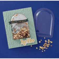 Spellbinders Arch Shaker Domes Scse-002 5 Spellbinders Arch Shaker Domes Scse-002 -Simon Says Stamp Spellbinders Arch Shaker Domes scse 002 hello
