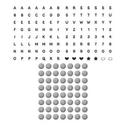 Spellbinders Bestie Alphabet Beads Press Plate And Die Bundle 13 Spellbinders Bestie Alphabet Beads Press Plate And Die Bundle -Simon Says Stamp Spellbinders Bestie Alphabet Beads Press Plate and Die Bundle bp 223