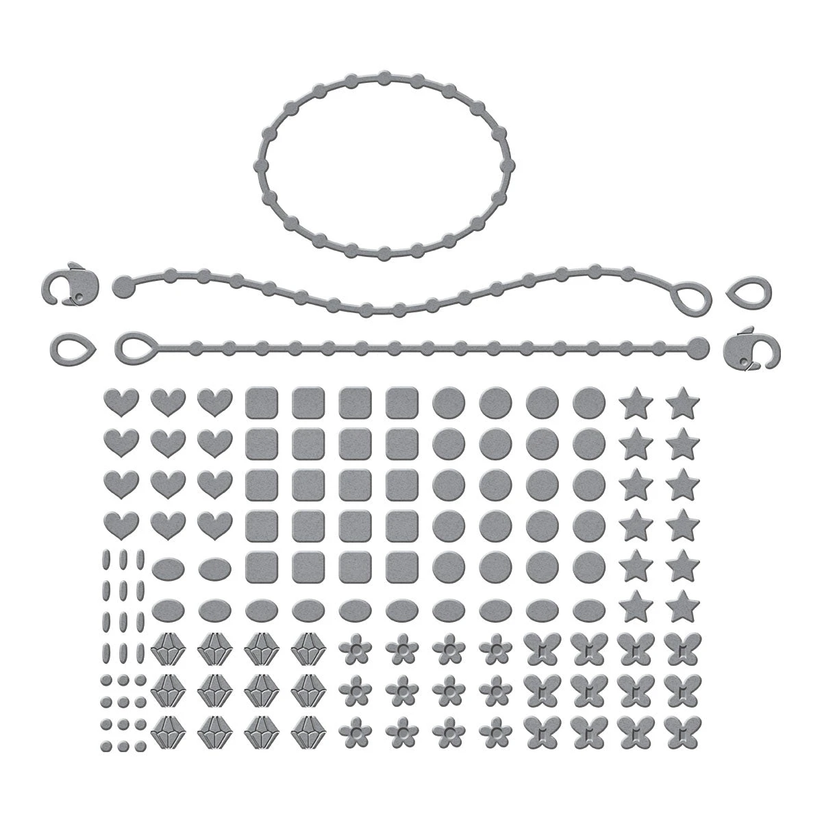 Spellbinders Bestie Alphabet Beads Press Plate And Die Bundle 6 Spellbinders Bestie Alphabet Beads Press Plate And Die Bundle - Image 4