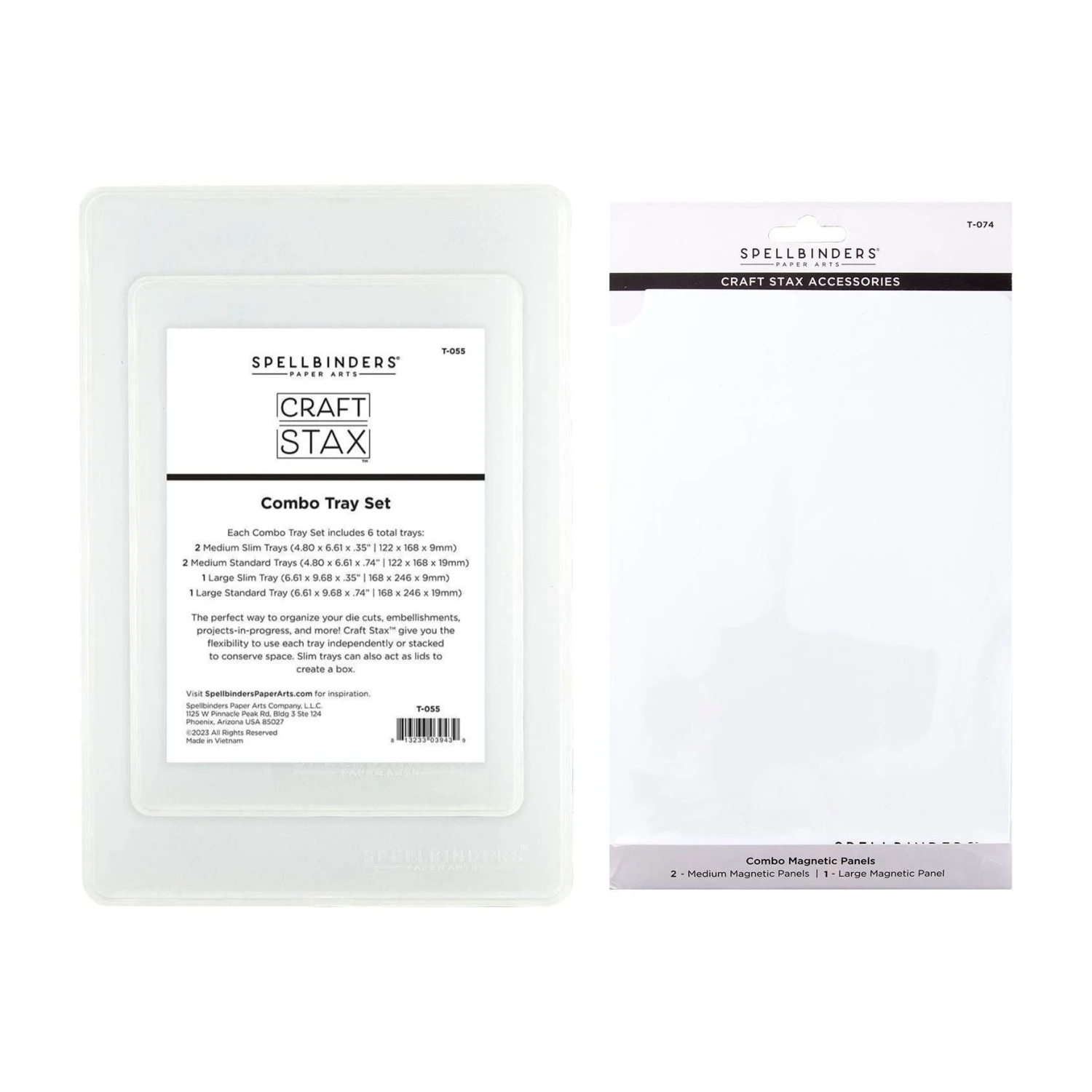 Spellbinders Craft Stax Combo Tray And Panel Bundle 3 Spellbinders Craft Stax Combo Tray And Panel Bundle